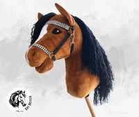 Zabawka koń hobby horse Gniady hamdmade