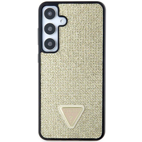 Guess Guhcs24Mhdgppd S24+ S926 Złoty/Gold Hardcase Rhinestone Triangle