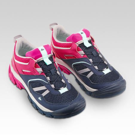 QUECHUA, дитячі кросівки Crossrock  – сині/рожеві, 35