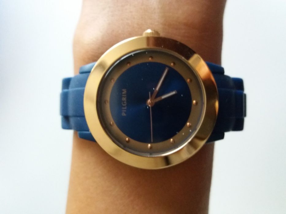 Relógio pulso azul inox marca Dinamarquês