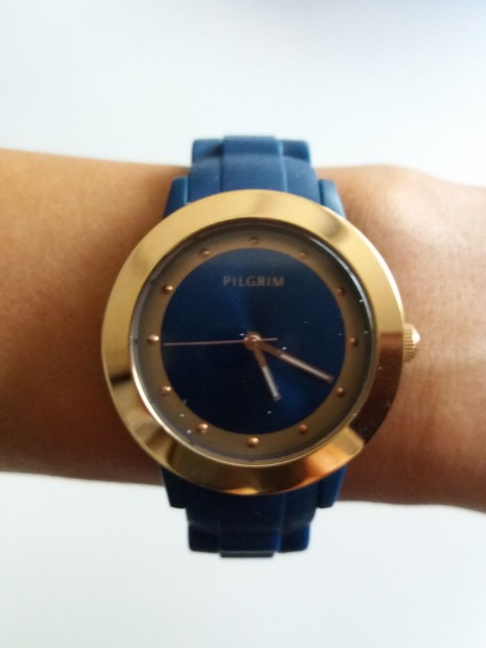 Relógio pulso azul inox marca Dinamarquês