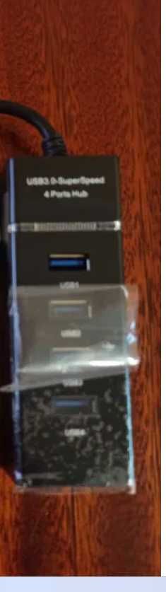 USB 3.0  адаптер-розширювач  для настільного ПК, ноутбука (1 на 4)