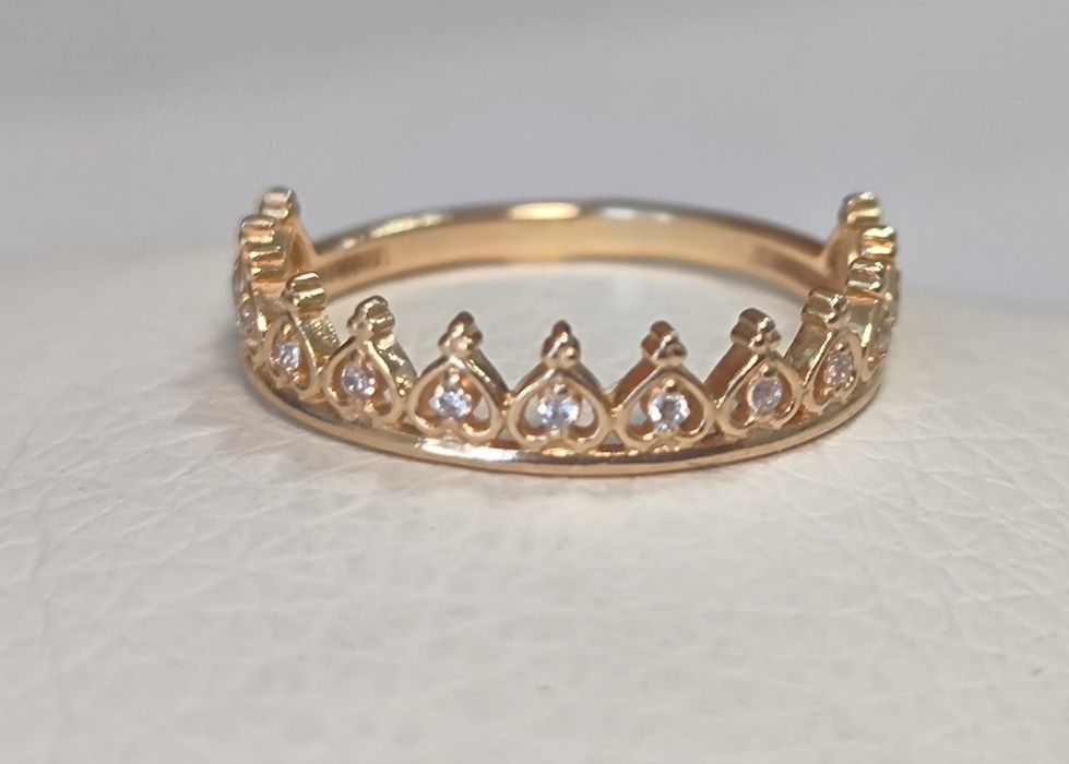 Кольцо золотое Корона р16.5