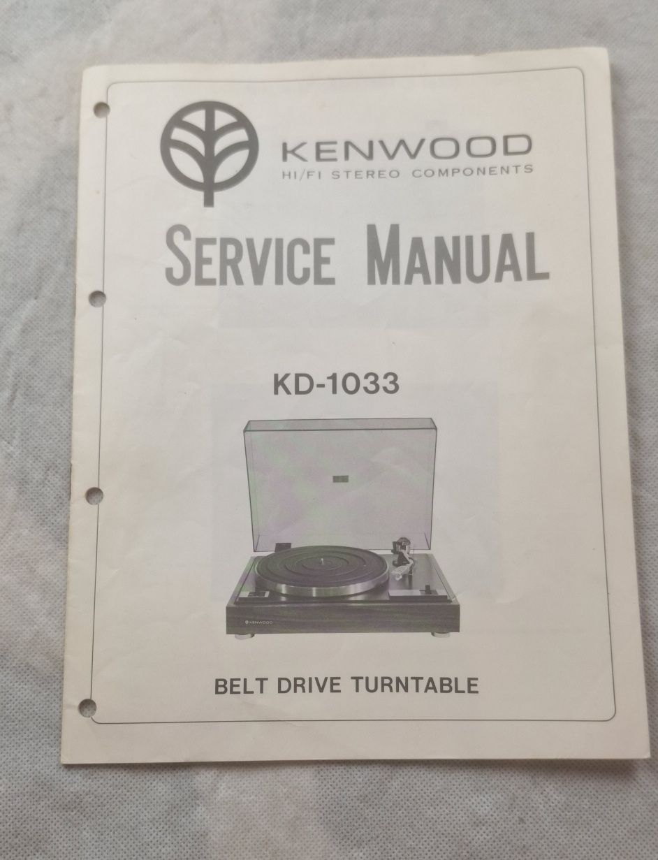 Instrukcja serwisowa gramofon Kenwood KD-1033