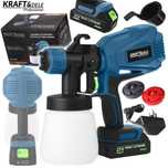 KRAFT&DELE Agregat Malarski Pistolet Akumulatorowy 21V 800ml KD5481
