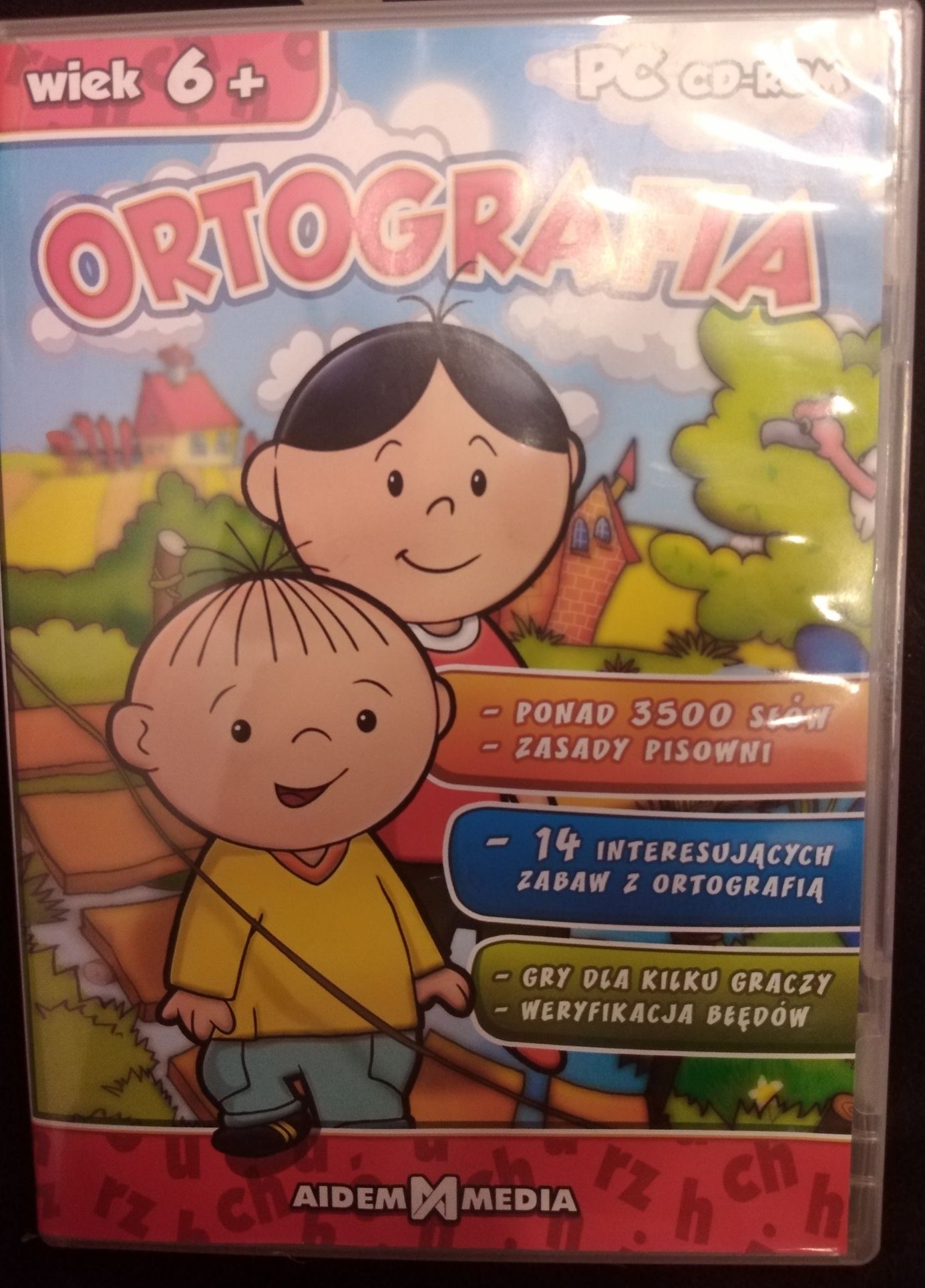 Gra ortograficzna na płycie