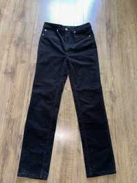 Spodnie sztruksowe M&S collection czarne 40/L