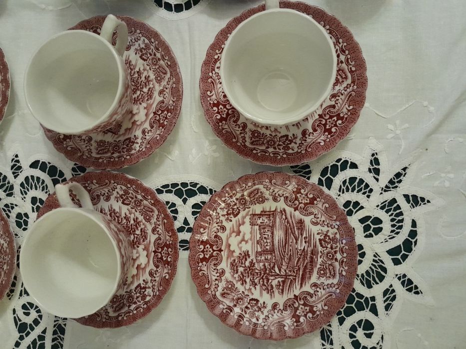 Serviço de chá Merrie Olde England Ironstone (inglês)