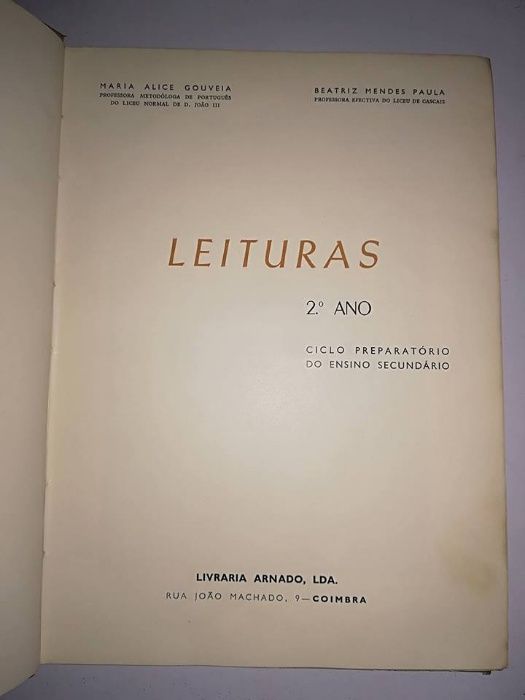 Leituras (pack) 2.º ano do ciclo preparatório - ANOS 70