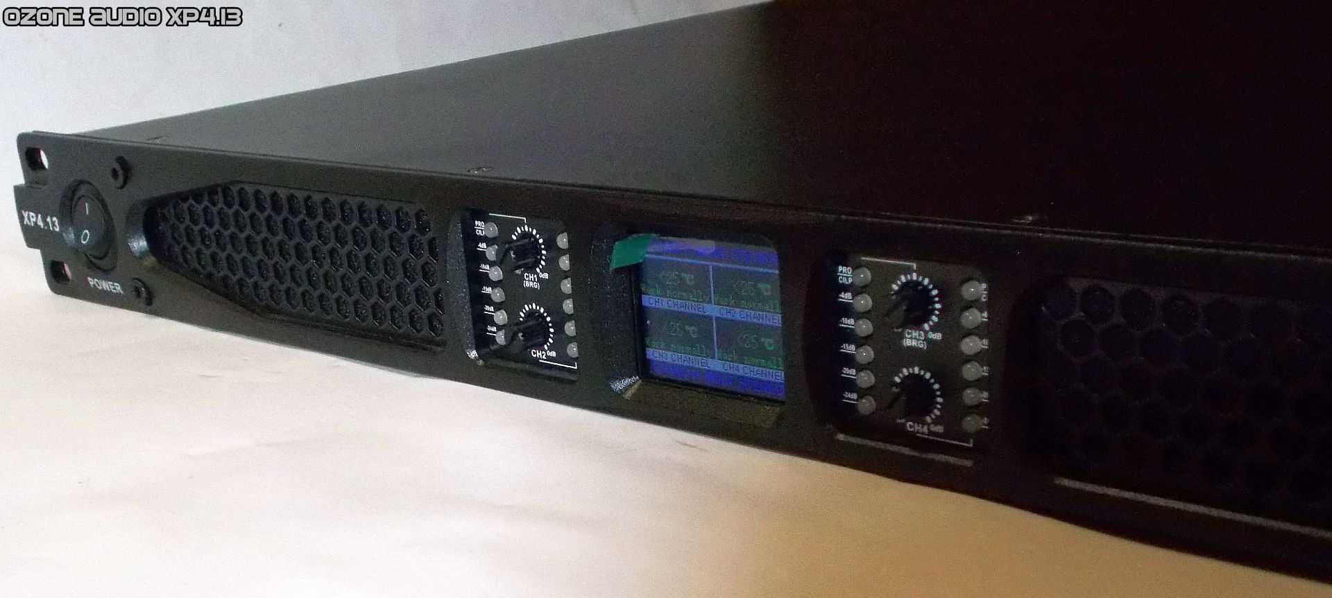 Wzmacniacz mocy 4x1300w RMS 8ohm 1 U