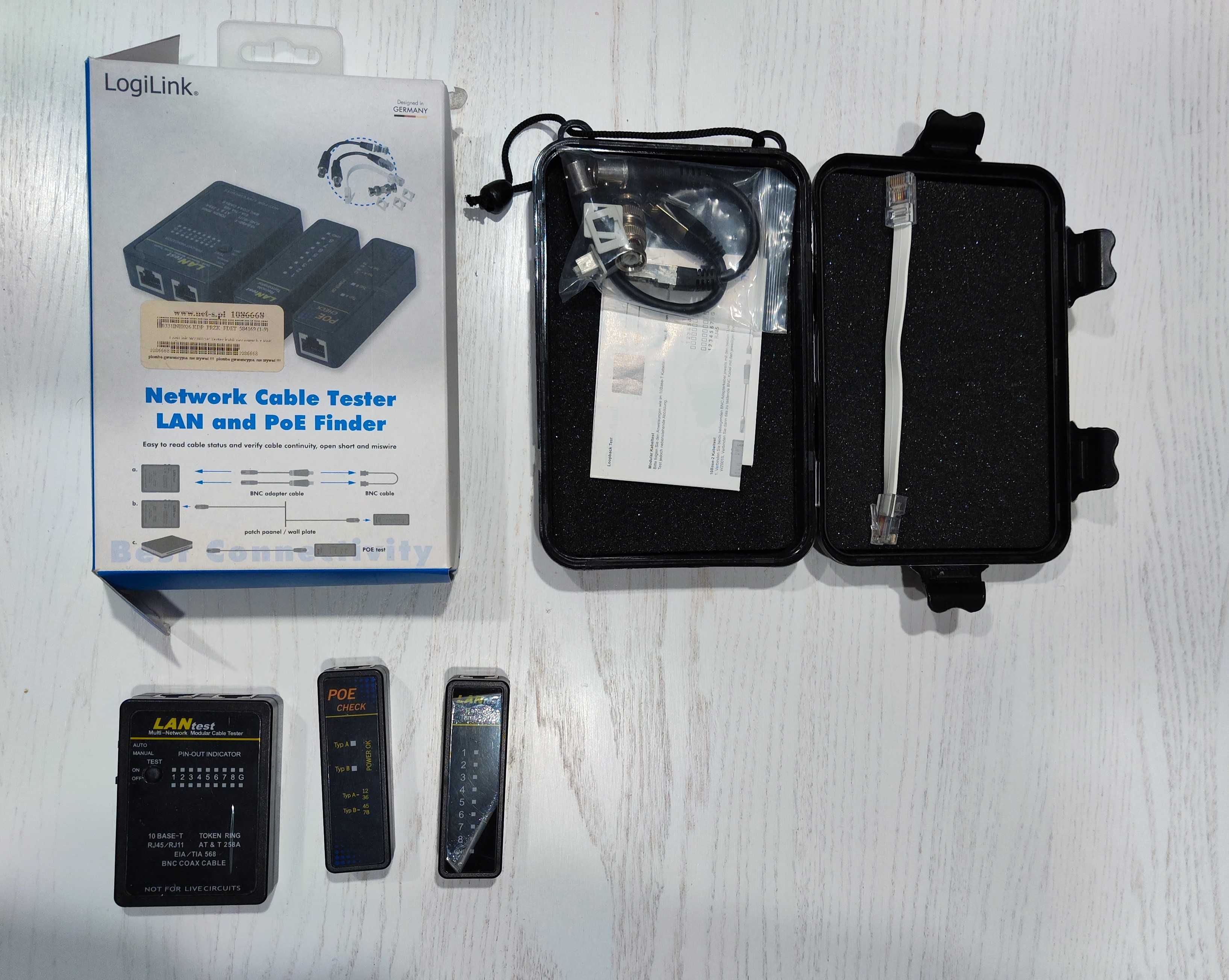 Tester kabli sieciowych Logilink WZ0015P