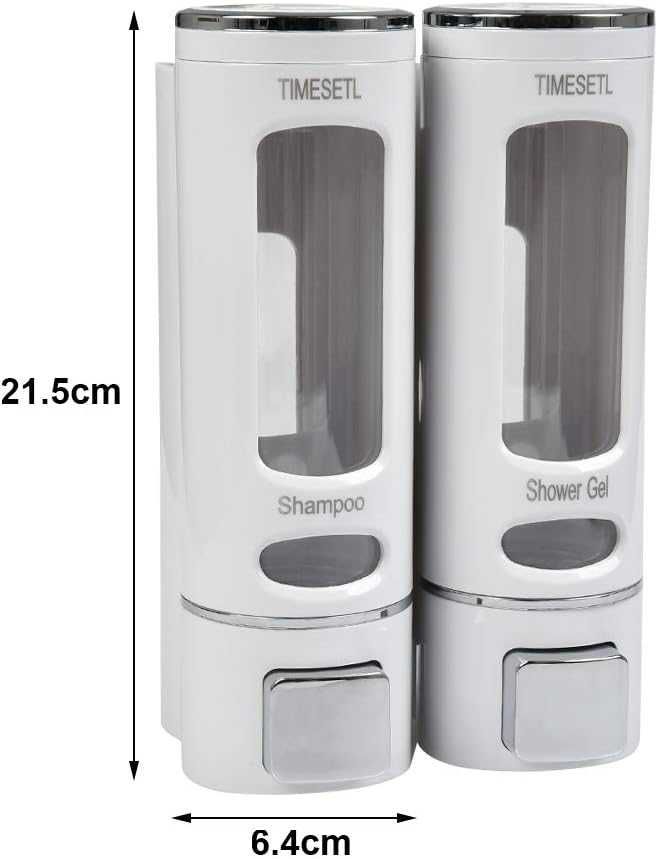 Dispensadores de shampoo e gel