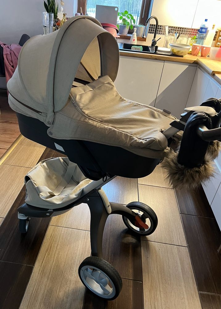 Sprzedam wozek Stokke xplory 3w1 + dodatki