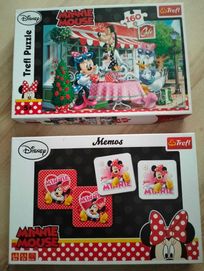 Zestaw Trefl Minnie Mouse puzzle gra memos