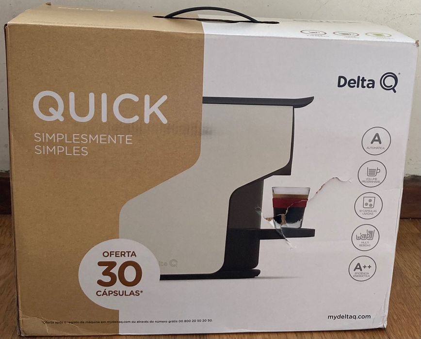 Máquina de café DELTA Q Quick- nova, 3 anos de garantia