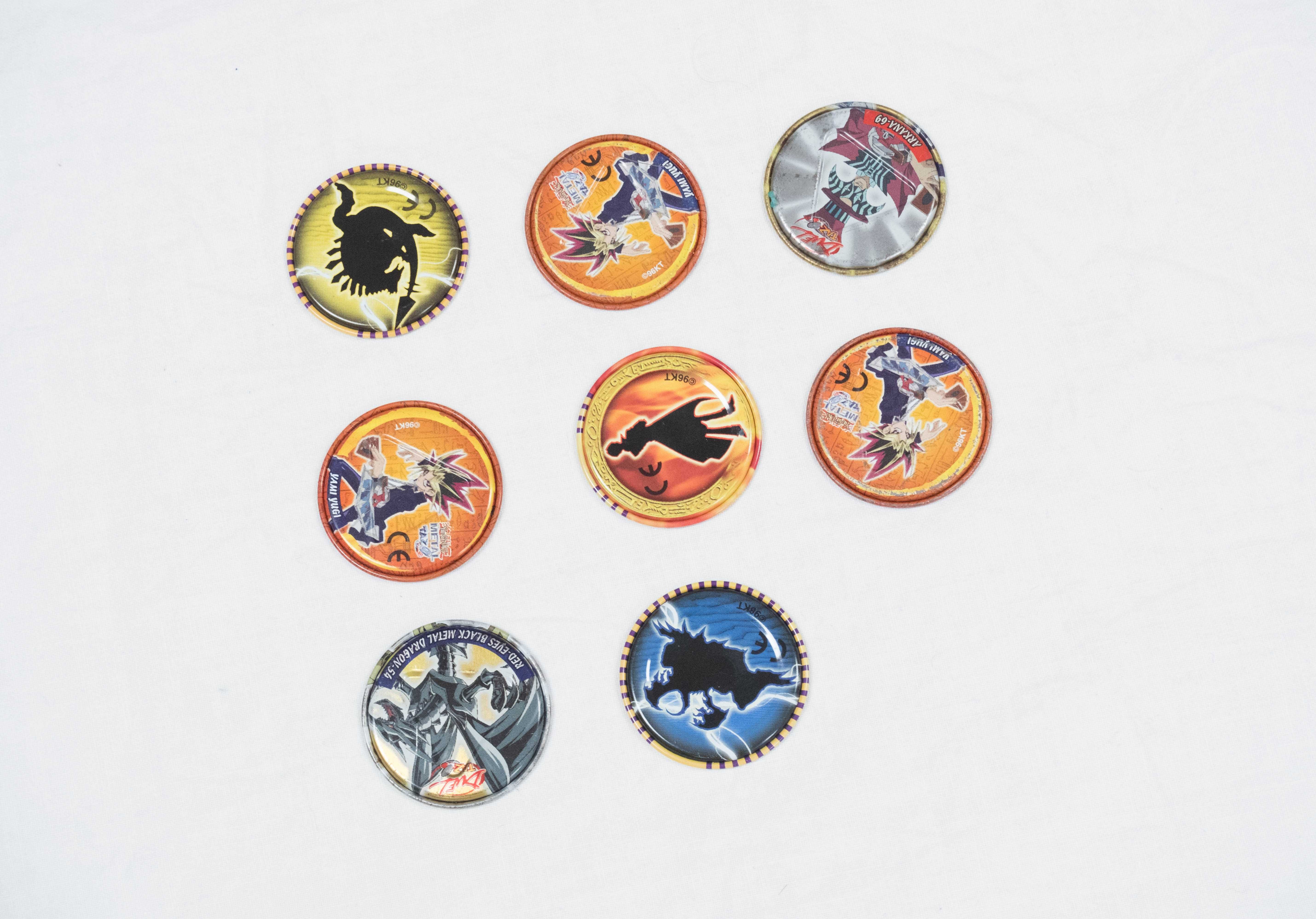 Pokemon metal Tazo Tazos zestaw 8 szt.