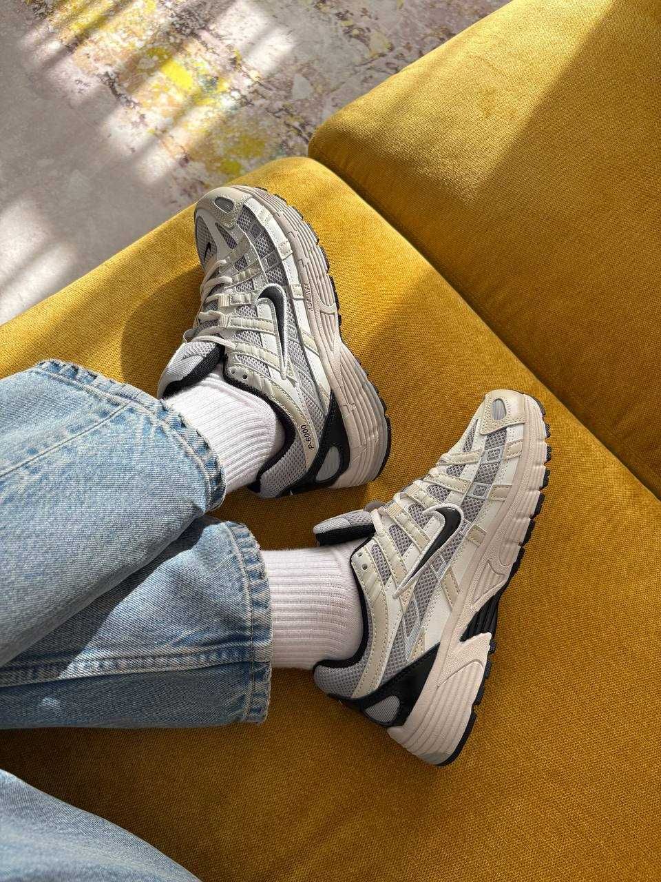Nike P-6000 Platinum Tint Black