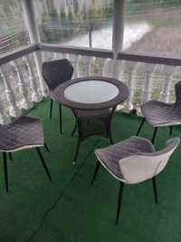 Zestaw ogrodowy  stol 4 krzesla
