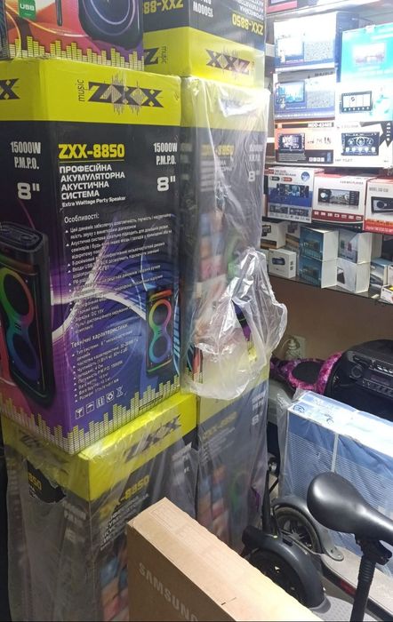Акустическая система ZXX на 60 Вт с Bluetooth и 2 микрофонами колонка.