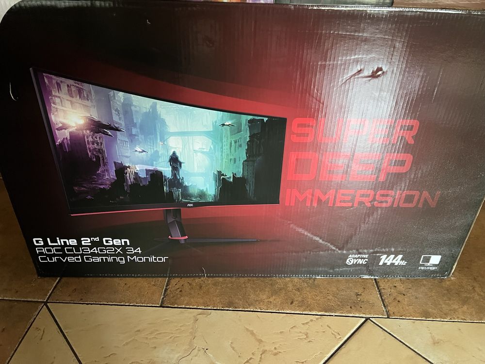 Monitor aoc CU34G2X