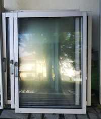 Conjunto de janelas e portas em alumínio