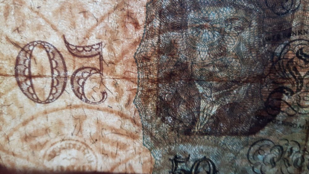 Banknot Funfzig ReichMark 1924r. Kolekcjonerski
