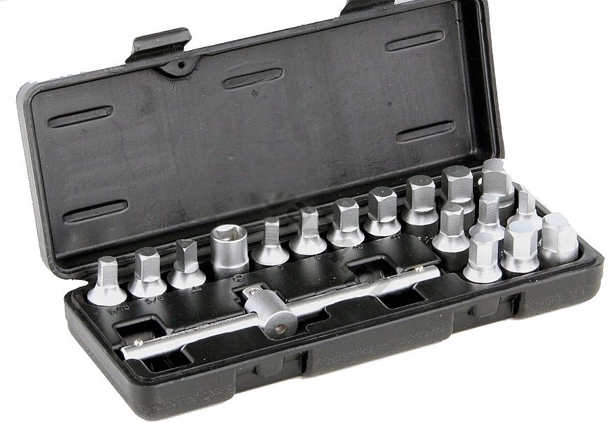 Zestaw Kluczy Do Korków Oleju 18szt YT-0599 YATO #