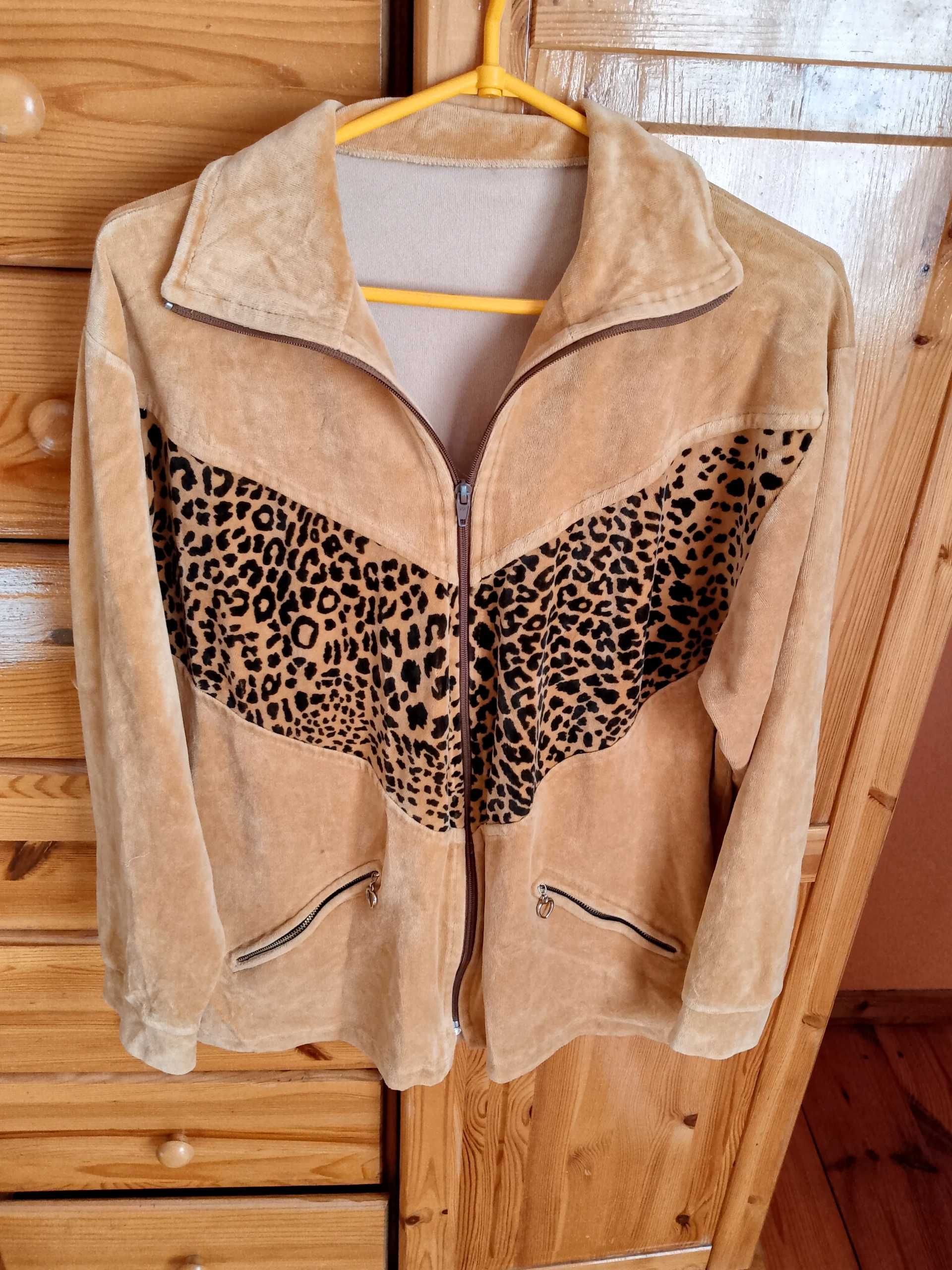 Bluza vintage z aksamitu