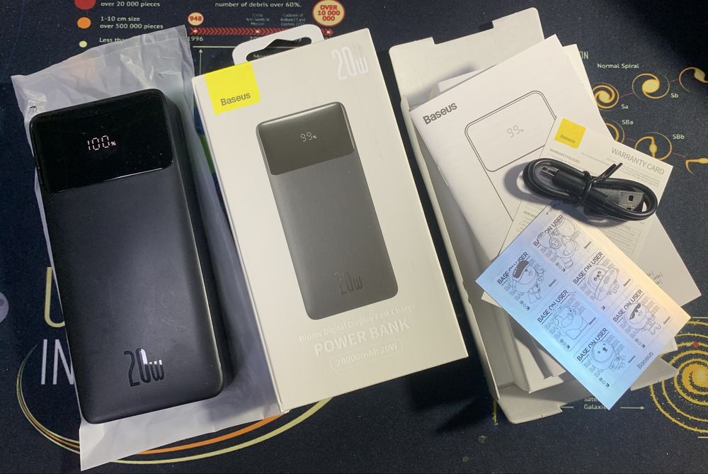 Б/у повербанк BASEUS Bipow Digital Display Fast Charge 20000mAh 20W