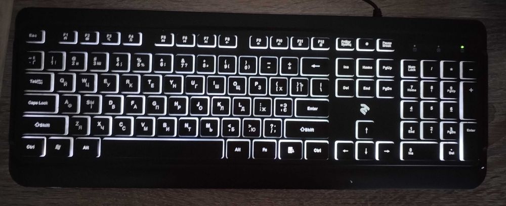 Клавіатура 2E KS120 (дротова, з підсвіткою)