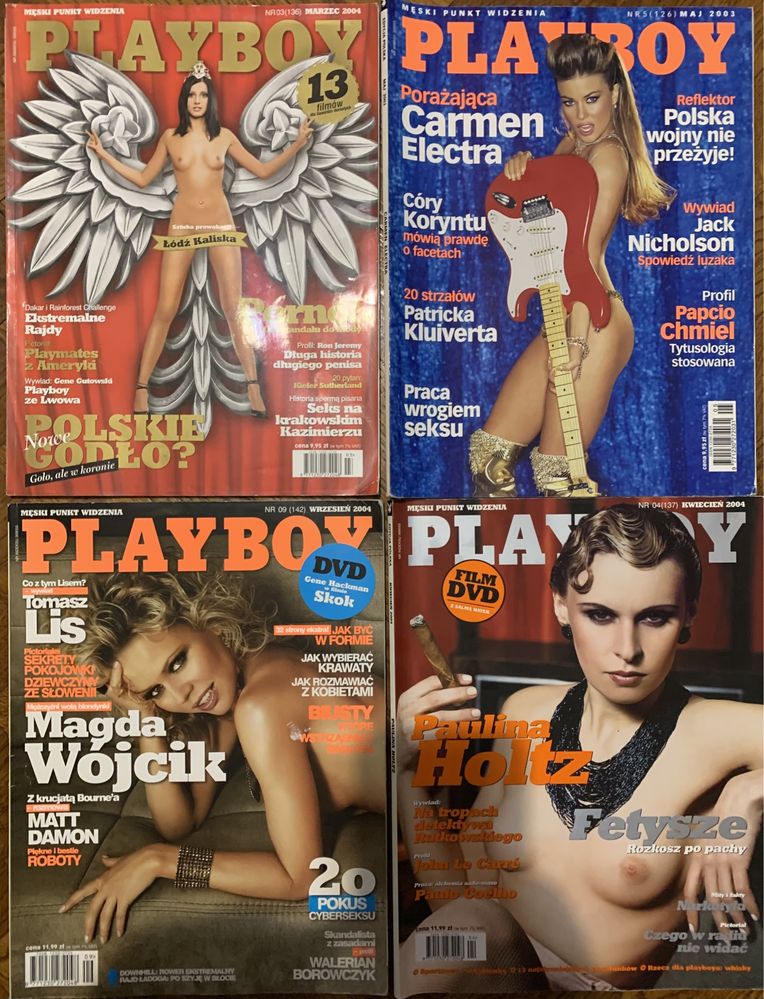 Playboy КОЛЕКЦІЙНІ журнали ідеальний стан