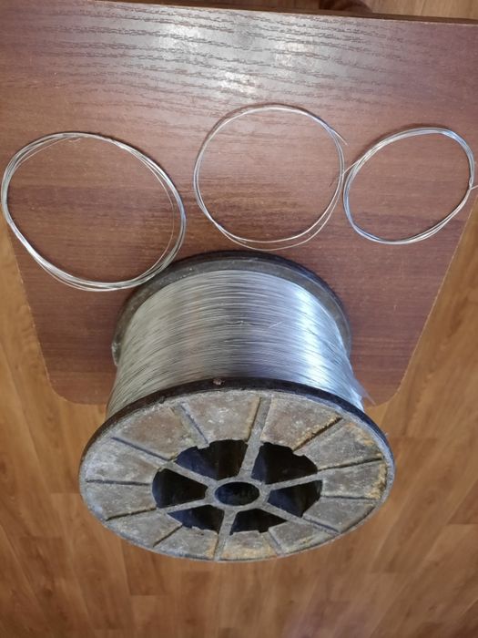 Посеребренная медная проволка диаметр 0.42мм,   1.15мм