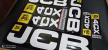 Наклейки на jcb 4cx спецтехнику погрузчик экскаватор трактор
