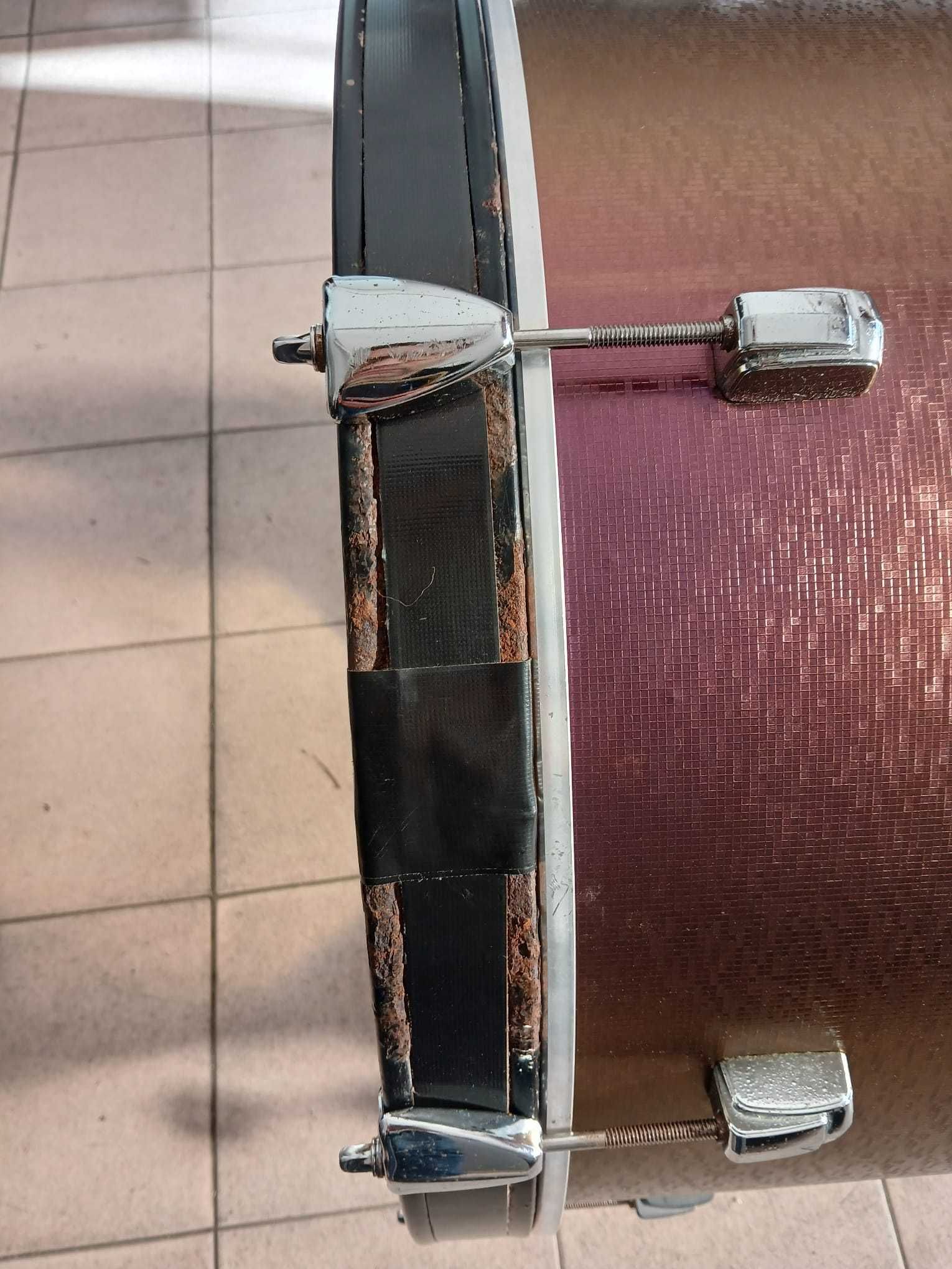 Bombo 20" e pedal e Saco Pearl