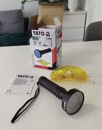 Latarka UV Yato 100 LED do poszukiwania bursztynu, Koszalin