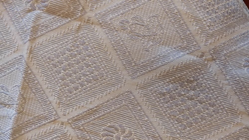 Bonita colcha algodão em tons de  azul