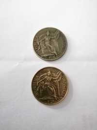 2 moedas de 50 centavos 1926, MBC+.