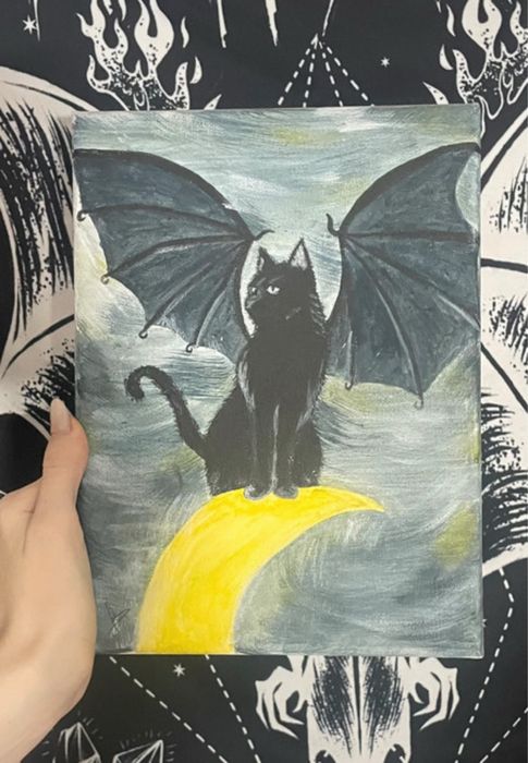 Obrazek Kot ze skrzydlami