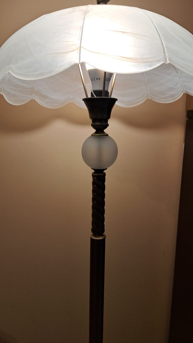 Żyrandol klasyczny + lampa podłogowa
