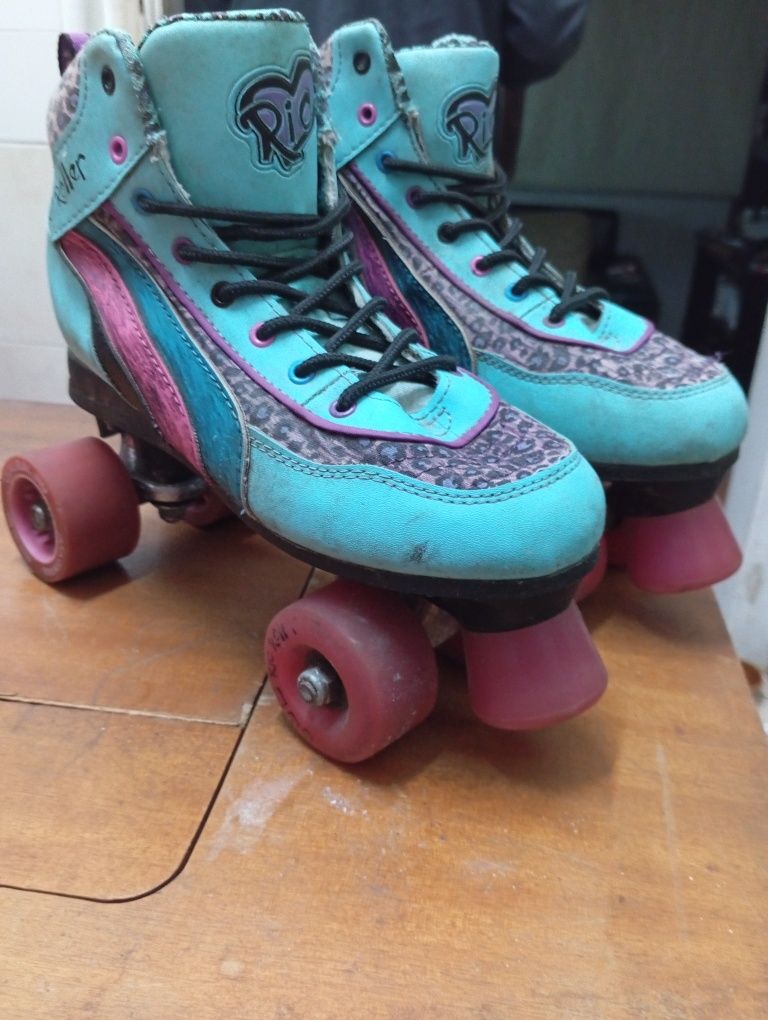 Rio Leopard Quad Skate Roller