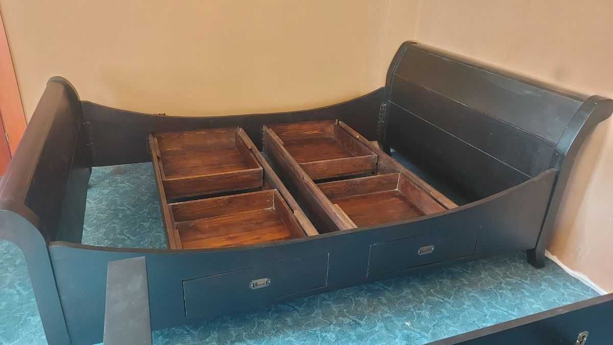 Łóżka z litego drewna 200/160, 200/180, 220/160 - Wyprzedaż