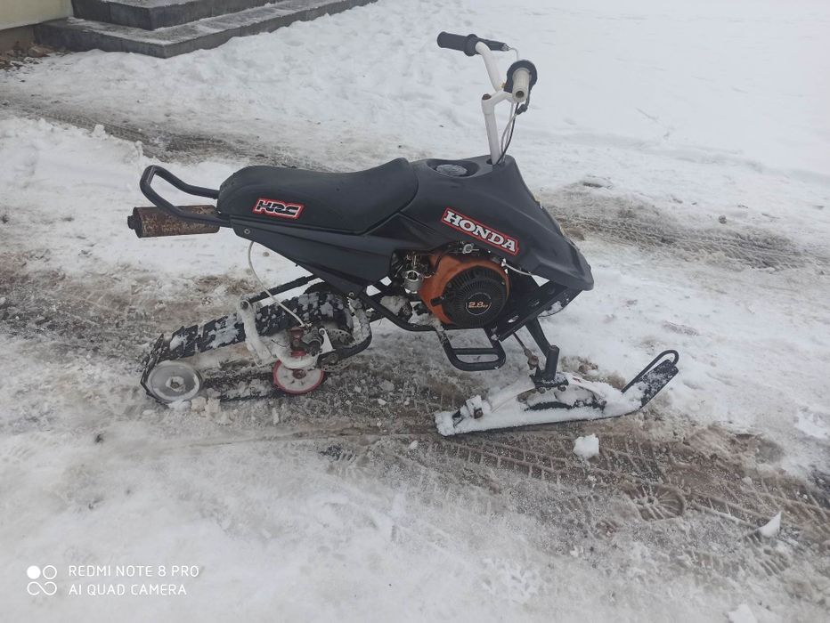 Mini skuter 80  śnieżny dla dzieci, zamiana