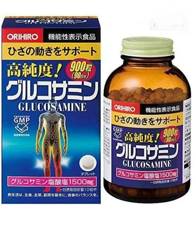 Orihiro Глюкозамін з хондроїтином та колагеном 900 шт на 90 днів
