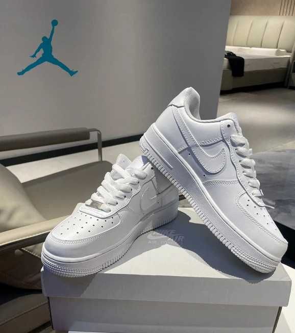 Buty Trampki NikeAir_Force_1_Low _07_White_R.44