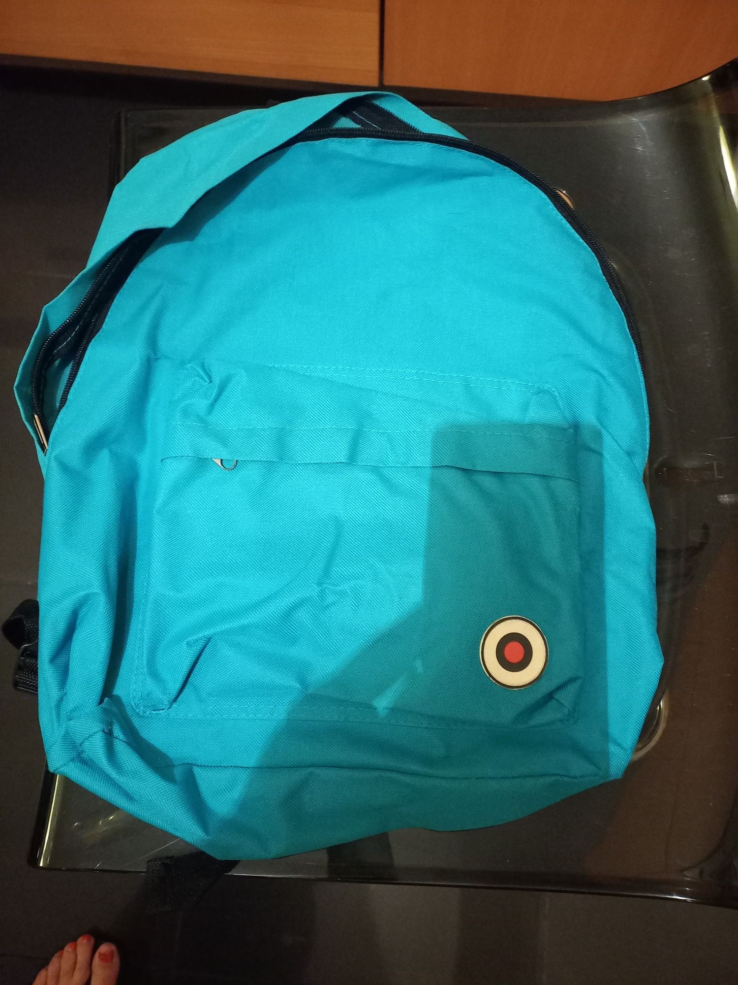 Mochila azul nova