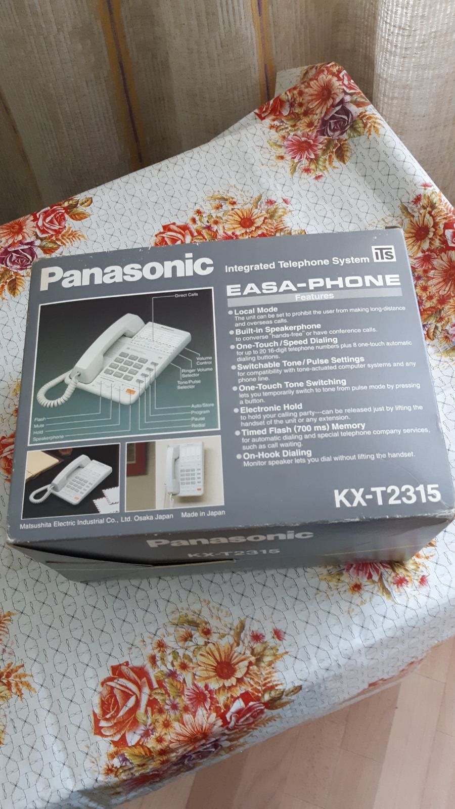 телефони Panasonic kx-t2315, kx-ts2350 uar, телефонная розетка.