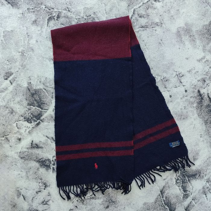 Polo Ralph Lauren шерстяний шарф вінтажний Поло Ральф Лорен