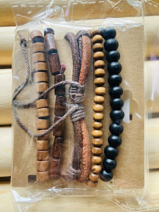 Conjunto 5 Pulseiras homem