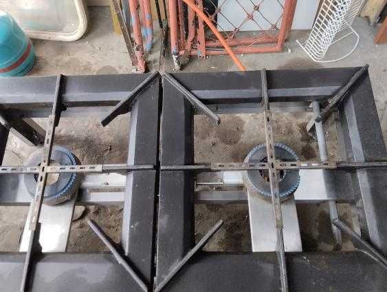 Piecyk gazowy dwupalnikowy gastronomiczny