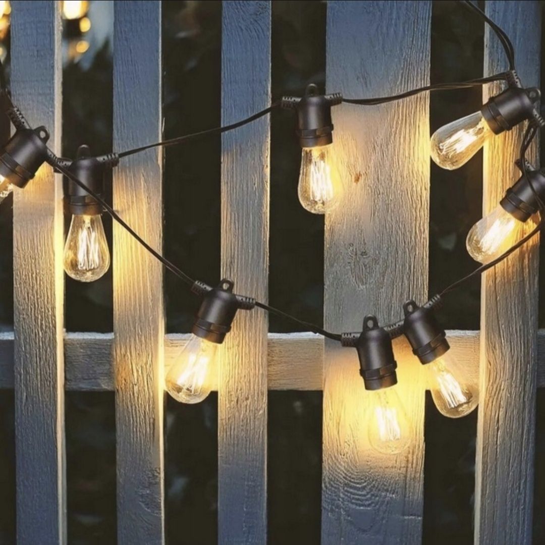 GIRLANDA SOLARNA Ogrodowa Lampki Solarne 20m 20X Żarówka LED + PILOT